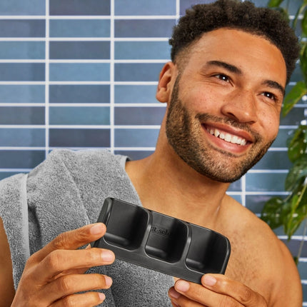 kitsch Self-Draining Soap Dish - Black