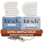 kitsch 2-in-1 Ultra Sensitive Shampoo Bar & Body Wash + Conditioner Bar & Shaving Soap