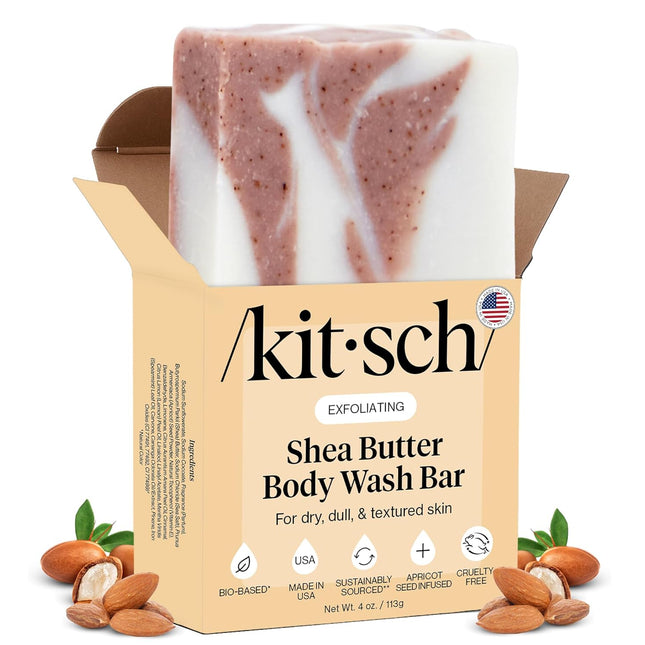kitsch Shea Butter Exfoliating Body Wash