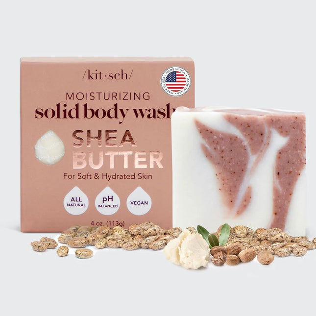 kitsch Shea Butter Exfoliating Body Wash