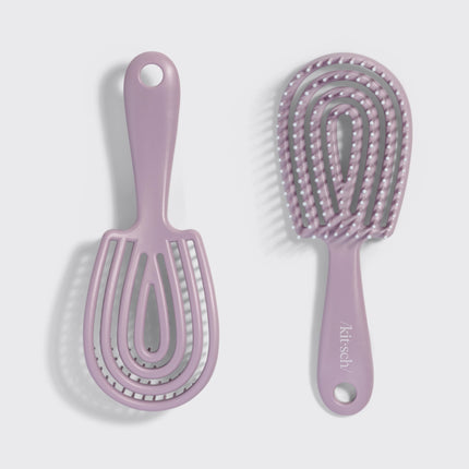 kitsch Soft Violet Detangling Flexi Brush - Mini