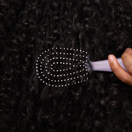 kitsch Soft Violet Detangling Flexi Brush - Mini