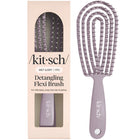 kitsch Soft Violet Detangling Flexi Brush