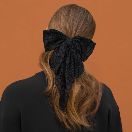 kitsch Spiderweb Bow Hair Clip