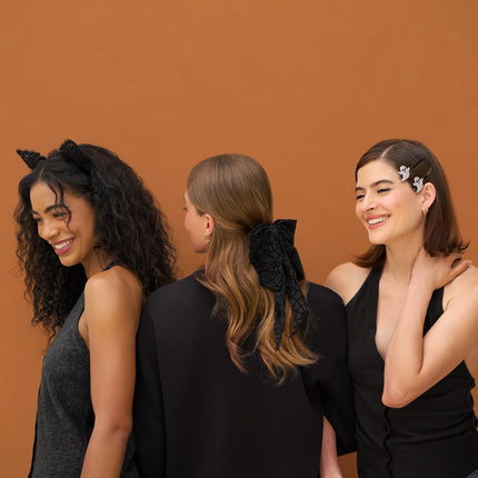 kitsch Spiderweb Bow Hair Clip