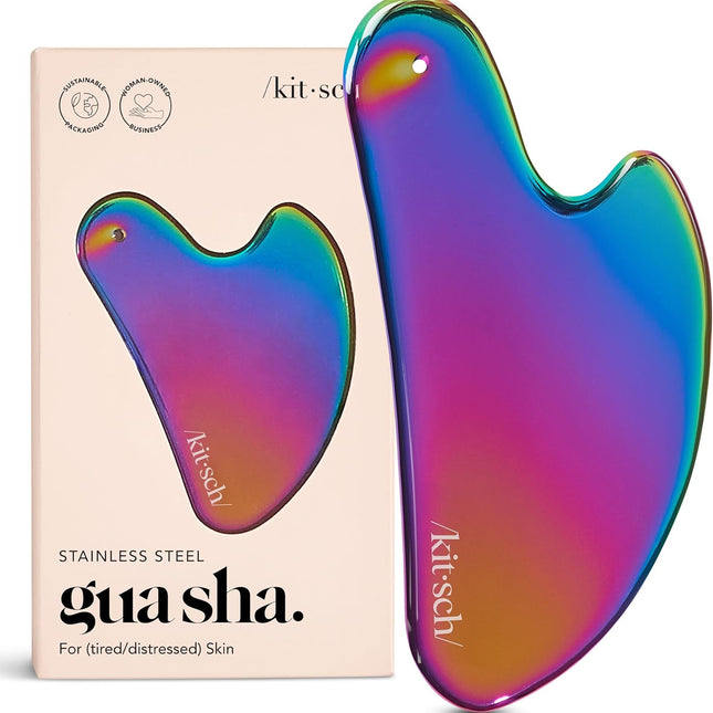 kitsch Stainless Steel Gua Sha - Iridescent