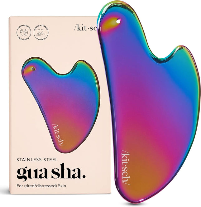 kitsch Stainless Steel Gua Sha - Iridescent
