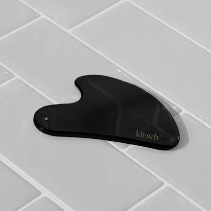 kitsch Stainless Steel Gua Sha - Matte Black
