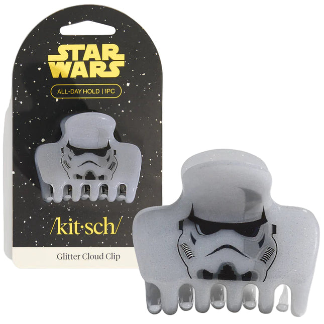 kitsch Star Wars™ & Kitsch Glitter Cloud Clip in Stormtrooper