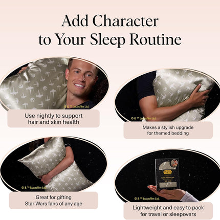 kitsch Star Wars™ & Kitsch Satin Pillowcase in Rebel Alliance