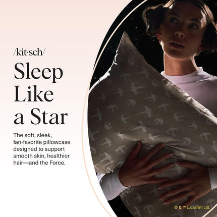 kitsch Star Wars™ & Kitsch Satin Pillowcase in Rebel Alliance
