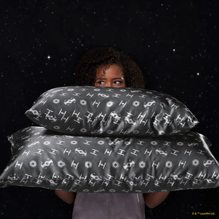 kitsch Star Wars™ & Kitsch Satin Pillowcase in Galactic Empire