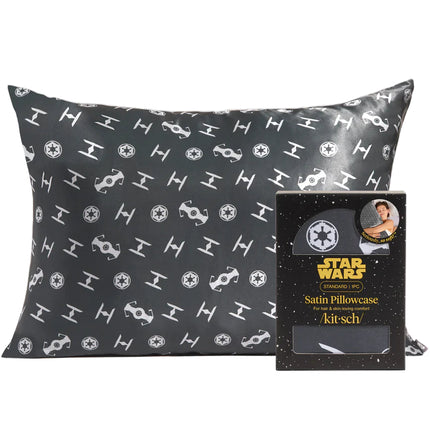 kitsch Star Wars™ & Kitsch Satin Pillowcase in Galactic Empire