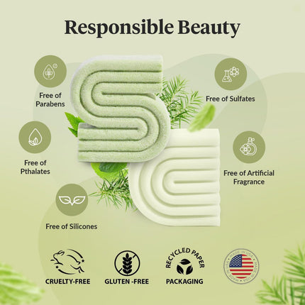 kitsch Tea Tree Shampoo and Conditioner Set – Anti Dandruff