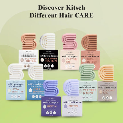 kitsch Tea Tree Shampoo and Conditioner Set – Anti Dandruff