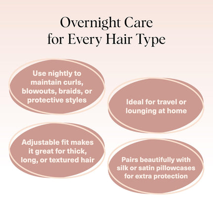 kitsch Terracotta Checker Oversized Satin Bonnet