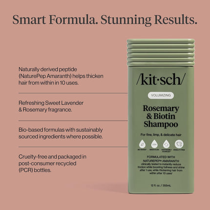 kitsch Volumizing Rosemary & Biotin Shampoo
