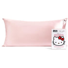 kitsch x Hello Kitty Satin Pillowcase in Pink Hello Kitty Face - King