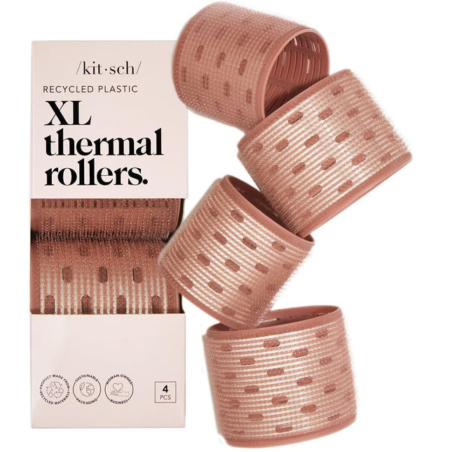 kitsch XL Thermal Rollers 4pc Set