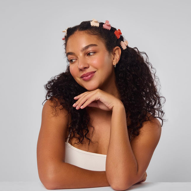 kitsch Cherry Blossom Cloud Claw Clips 8pc Set - Mini