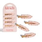 kitsch Cherry Print Creaseless Clips 4pc Set