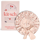 kitsch Cherry Print Oversized Satin Bonnet