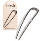 kitsch French Hair Pin - Hematite