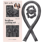 kitsch Heatless Hair Curler in Satin - Charcoal