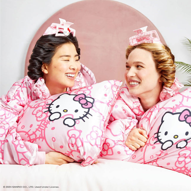 kitsch Kitsch x Hello Kitty XL Heatless Curling Set - Pink Hello Kitty Faces