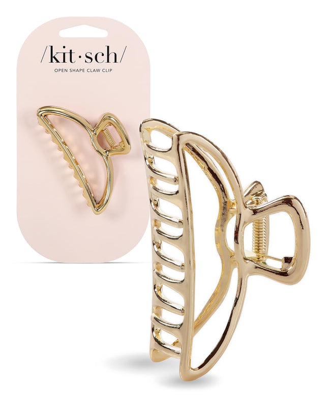 kitsch Open Shape Claw Clip - Gold