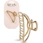 kitsch Open Shape Claw Clip - Gold