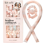 kitsch Satin Heatless Curling Set - Sunset Tie Dye