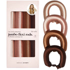 kitsch Satin Jumbo Flexi Rods 4pc - Rosewood