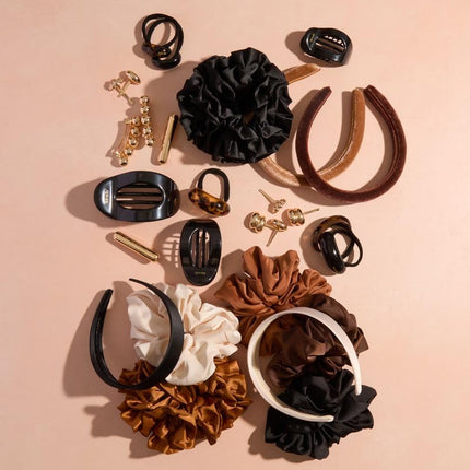 kitsch Black Flat Cloud Clip - Large