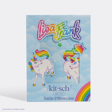 kitsch Lisa Frank x Kitsch Satin Pillowcase in Markie™ - King