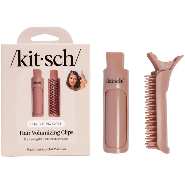 kitsch Hair Volumizing Clips in Terracotta