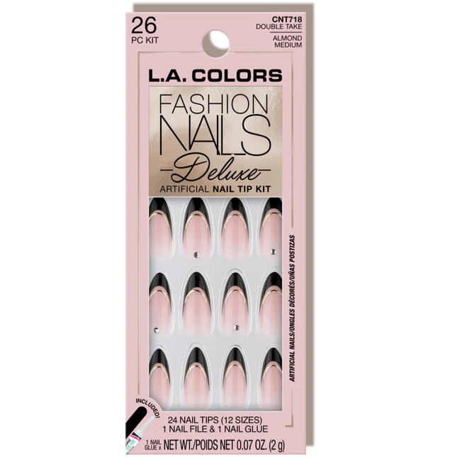 LA Colors Double Take Fashion Nails Deluxe