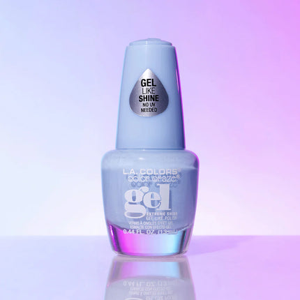 LA Colors Aura Halo Gel Polish - Mist Of Blue