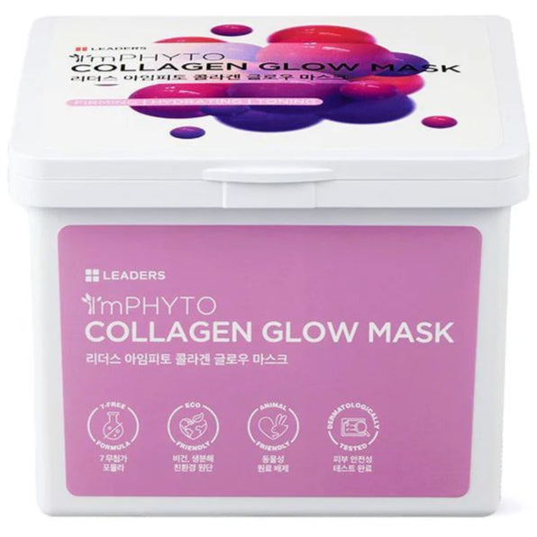 Leaders Cosmetics USA ImPHYTO Collagen Glow Mask (220 ml, 20 Masks)