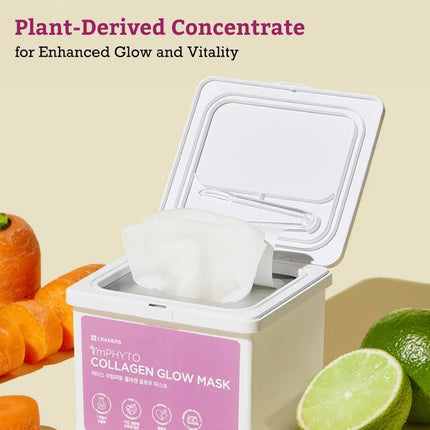 Leaders Cosmetics USA ImPHYTO Collagen Glow Mask (220 ml, 20 Masks)