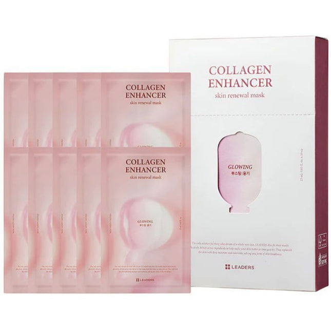 Leaders Cosmetics USA Collagen Enhancer Skin Renewal Mask