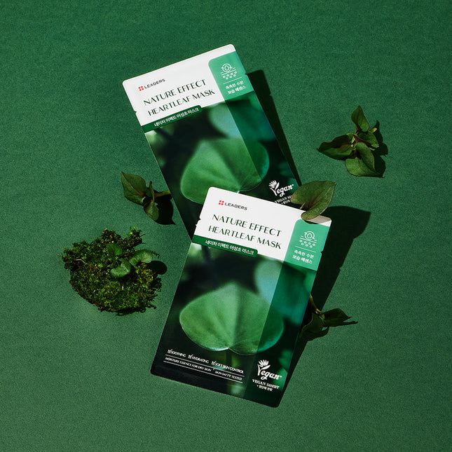 Leaders Cosmetics USA Nature Effect Heartleaf Mask