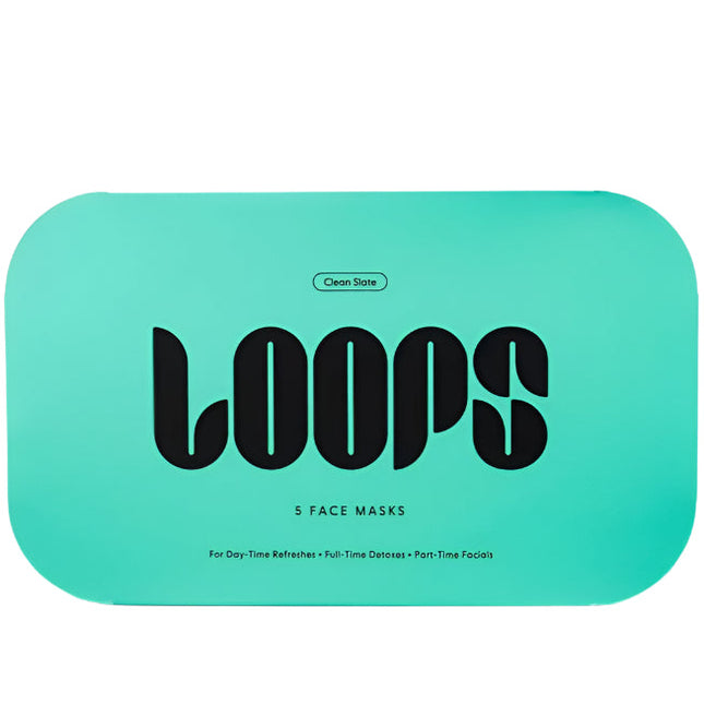 LOOPS Clean Slate - Detoxifying Hydrogel Face Mask - 5 Pack