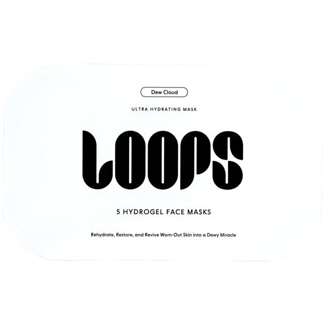 LOOPS Dew Cloud - Ultra Hydrating Hydrogel Face Mask - 5 Pack