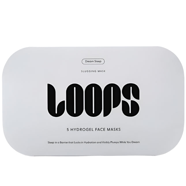 LOOPS Dream Sleep - Nighttime Slugging Hydrogel Face Mask - 5 Pack