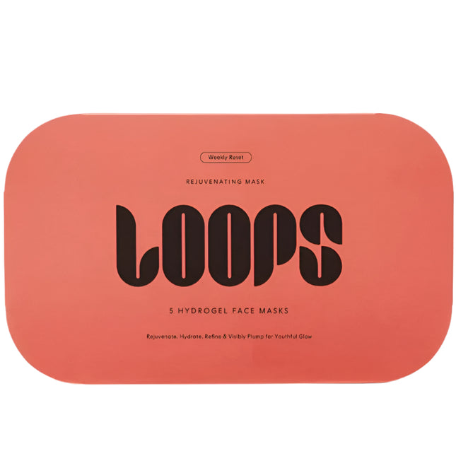 LOOPS Weekly Reset - Rejuvenating & Hydrating Hydrogel Face Mask - 5 Pack