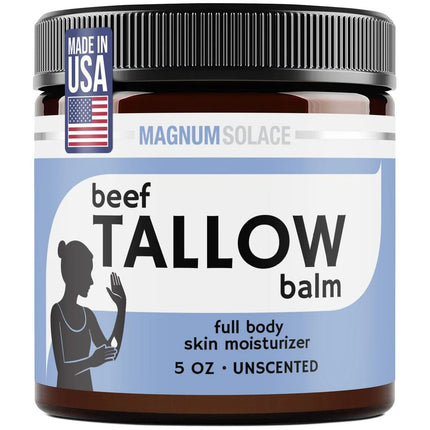 Magnum Solace Beef Tallow Balm - Deep & Long Lasting Moisture