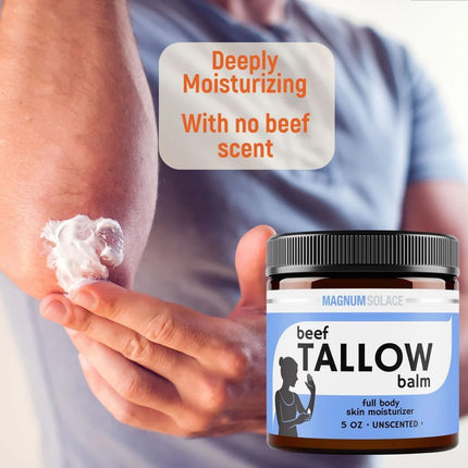 Magnum Solace Beef Tallow Balm - Deep & Long Lasting Moisture