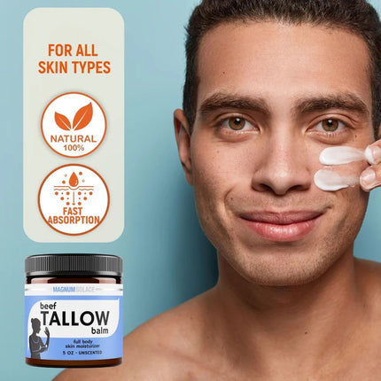 Magnum Solace Beef Tallow Balm - Deep & Long Lasting Moisture