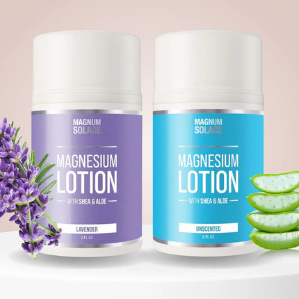 Magnum Solace Magnesium Lotion with Shea, Aloe, Vit E